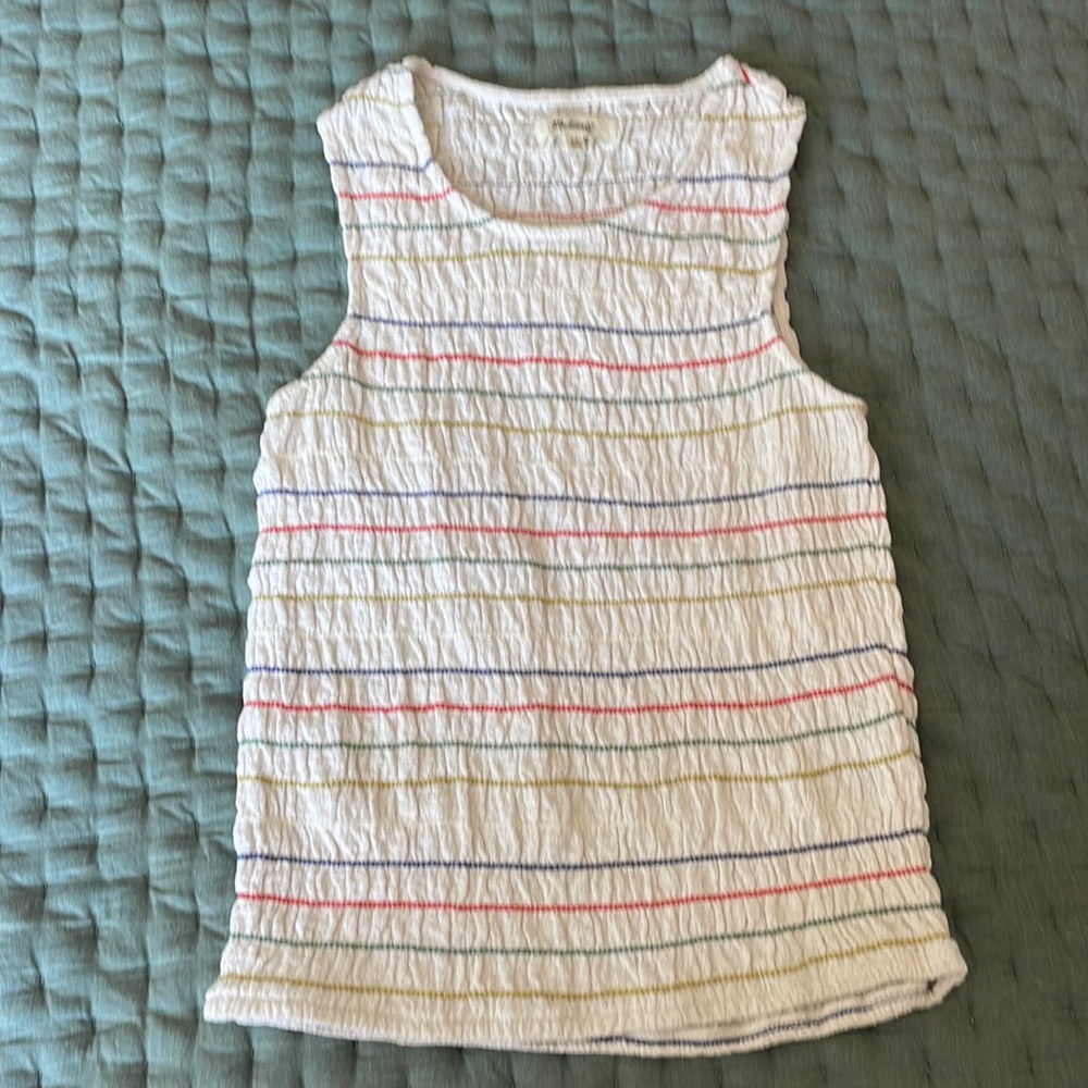 Madewell colorful top, xs